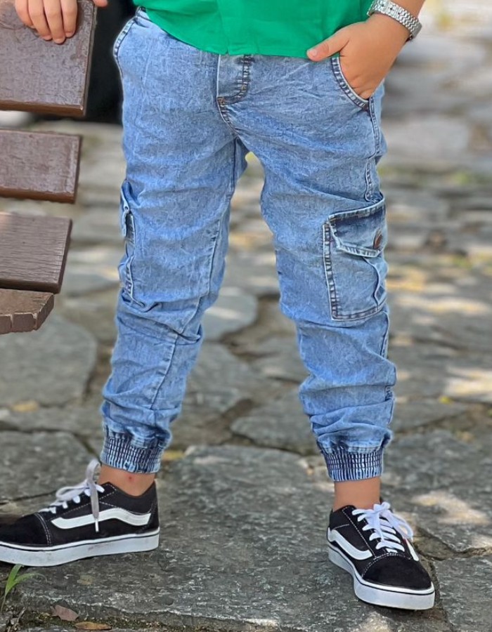 CALÇA JOGGER JEANS