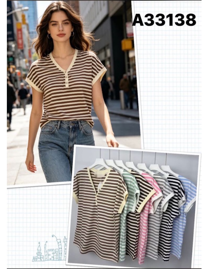 Blusa listras Mariana 