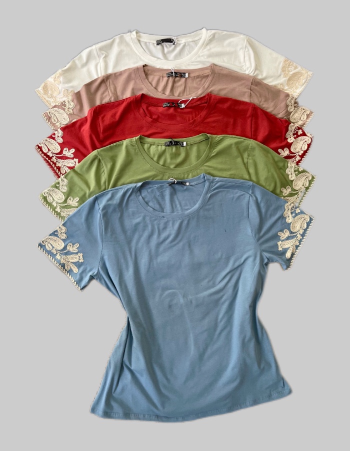 Blusa plus size algodão com bordado 