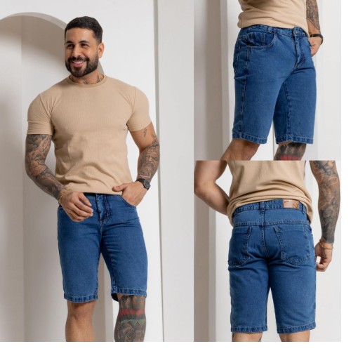 BERMUDA 100% ALGODÃO