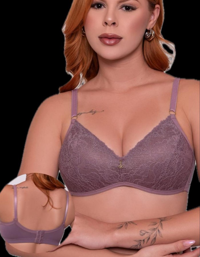 SUTIÃ COM BOjO E RENDA DOMITILA 229 1124