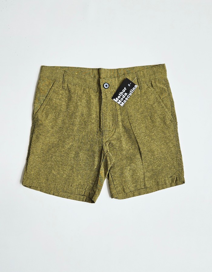 Bermuda Alfaiataria LINHO - Amarelo ouro
