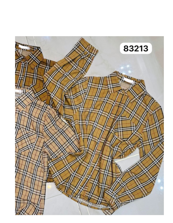 A blusa xadrez manga longa 