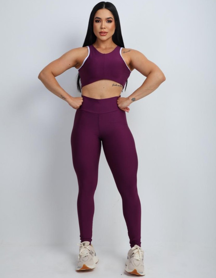 conjunto de calça e top