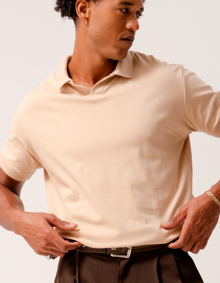 GOLA POLO V SUEDINE 100% ALGODAO