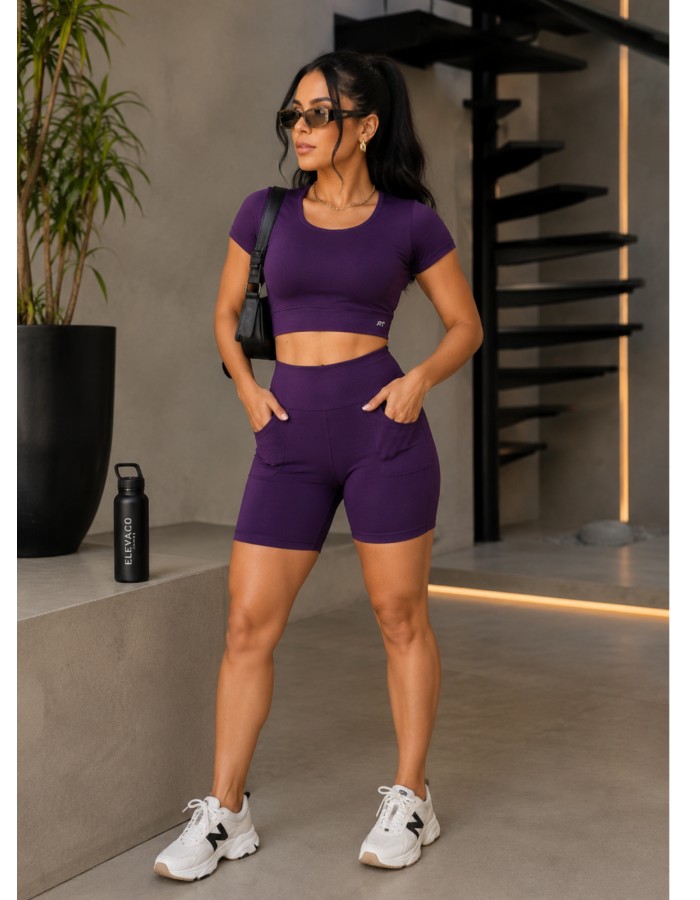 Conjunto Short 2 bolso Frontal