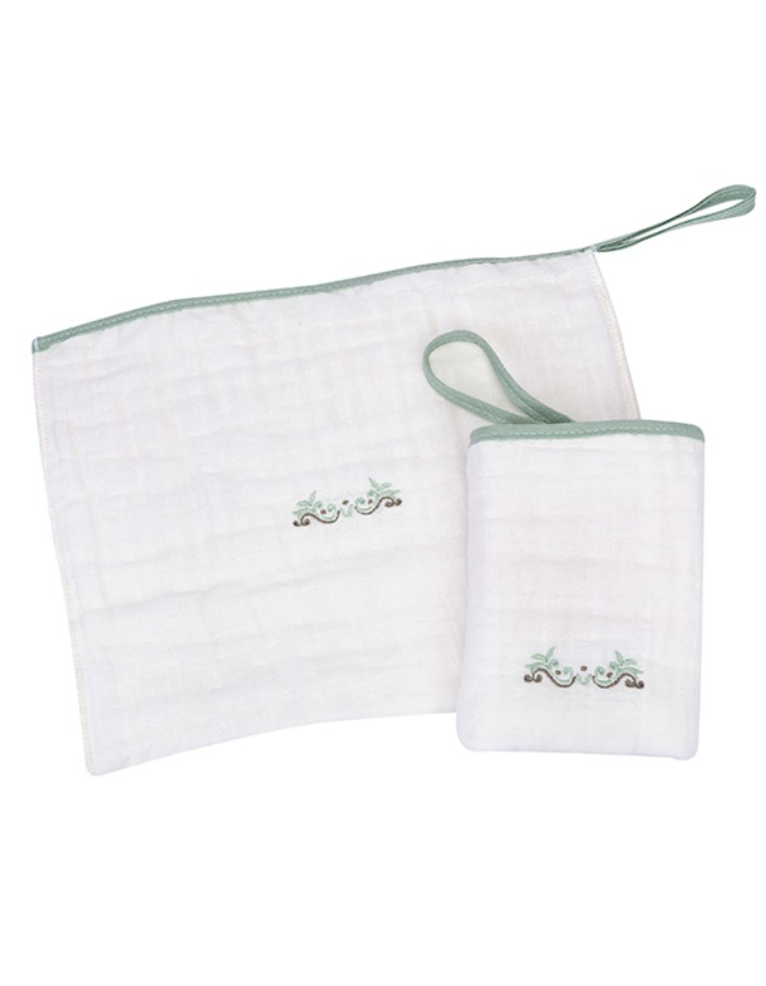 PANO DE BOCA CORES SOFT NATURE BORDADO MINASREY