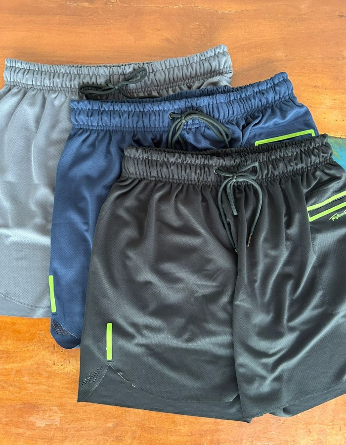 SHORT DUPLO DRY FIT MASCULINO TRIBUS