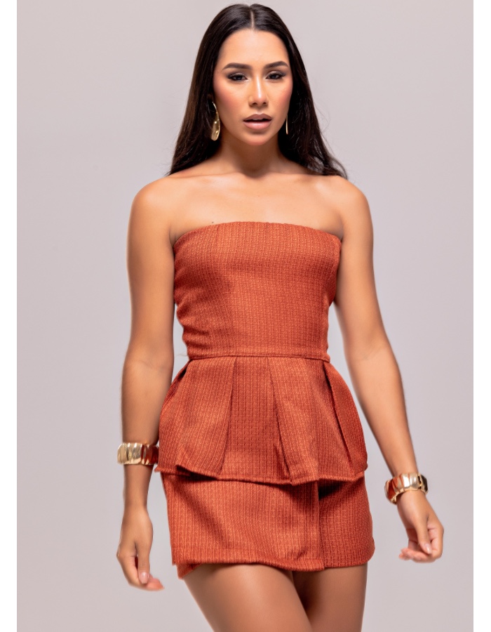 Peplum em tweed Chanel