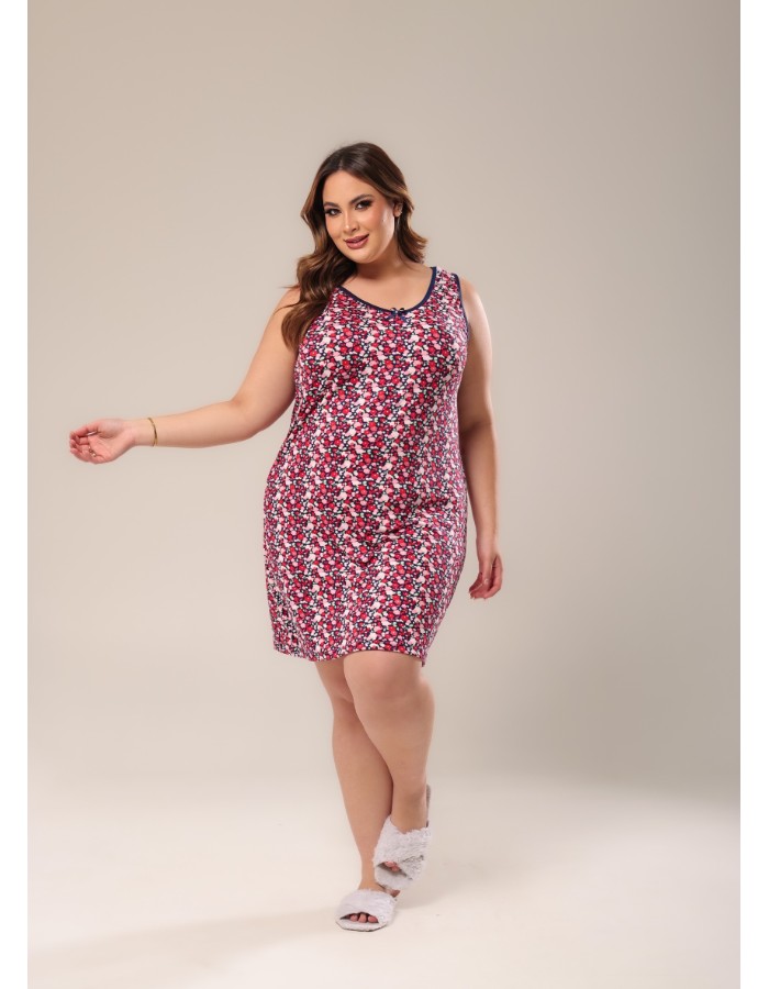 Camisola de senhorinha regata suede