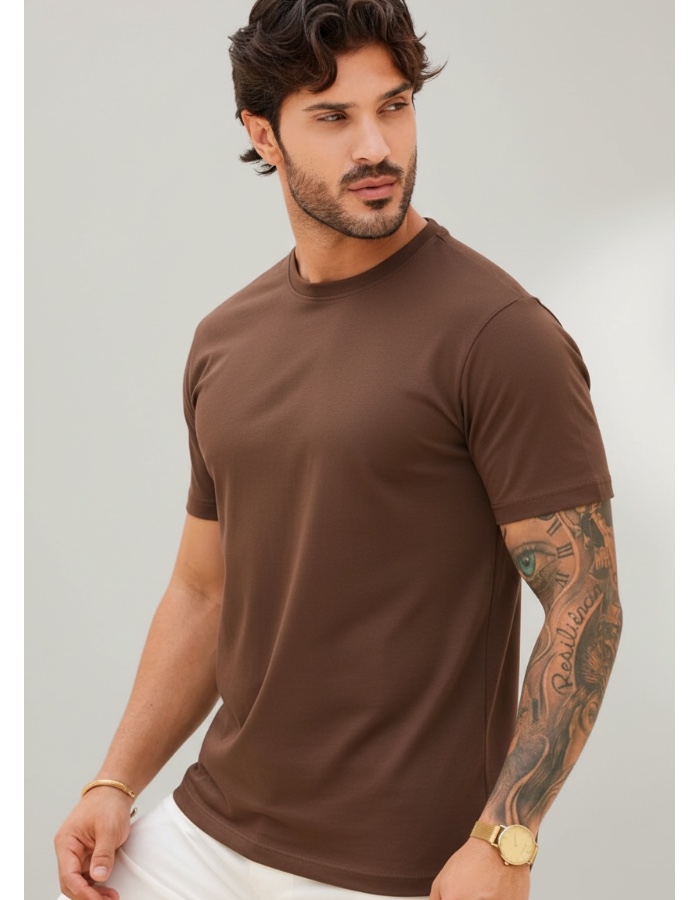 Camisa Básica Suedine ( Rua:9-C)