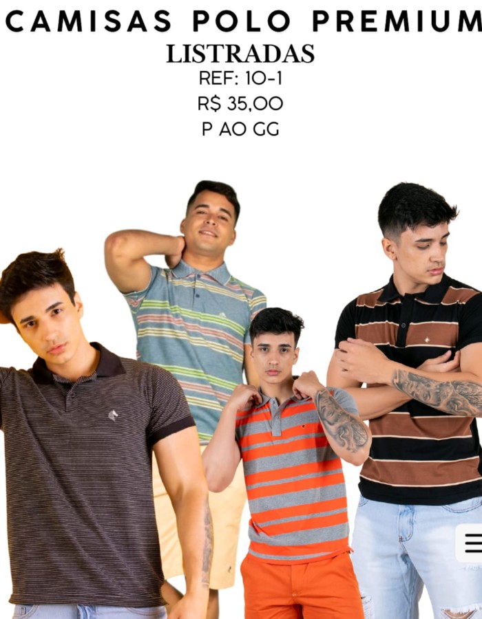 CAMISAS POLO PREMIUM LISTRADAS