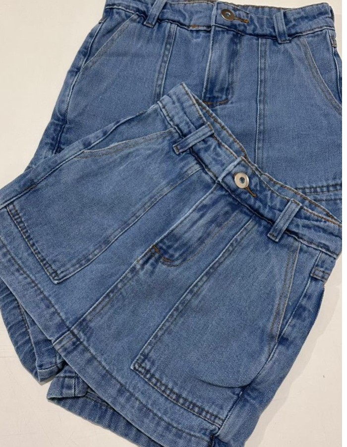 SHORT SAIA BOLSO FACA LISO