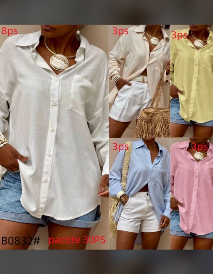 Camisão de linho Sofia 