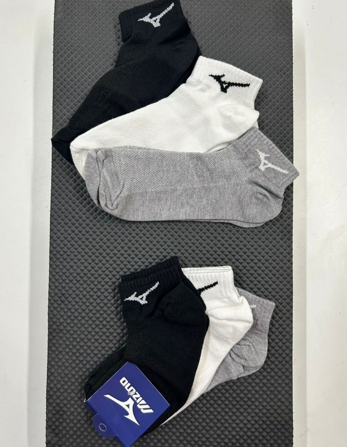 KIT 3 PARES DE MEIAS MIZUNO