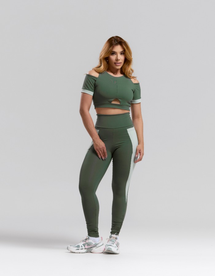 CONJUNTO DYNAMIC - CROPPED E CALÇA