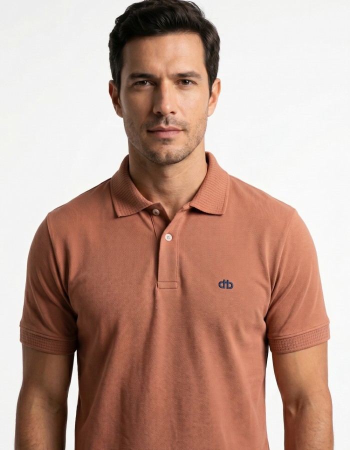 POLO PIQUET PREMIUM Terracota Rosé