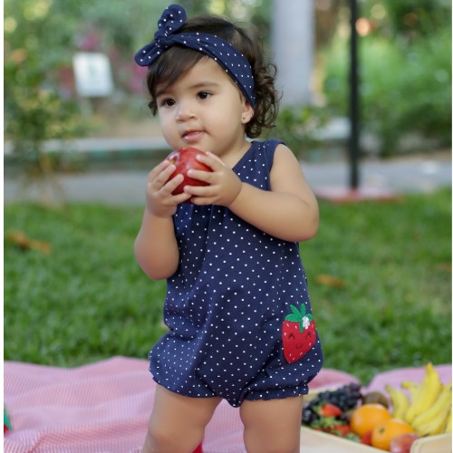 Macacão Moranguinho 