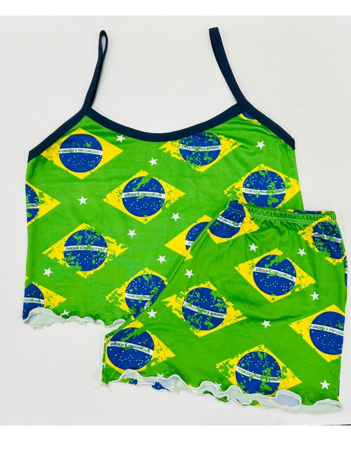BABY DOLL ESTAMPA TIME BRASIL REF: 0009 1470