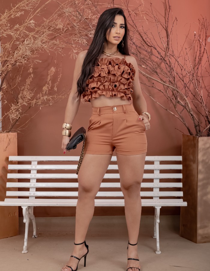 Conjuntos short e cropped