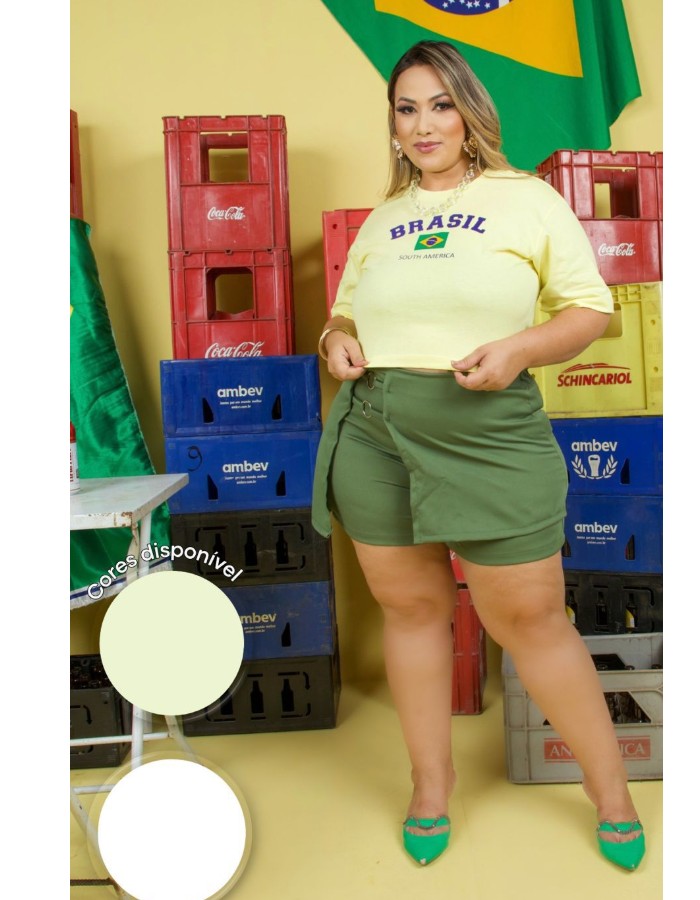 CROPPED OVER SIZE BRASIL