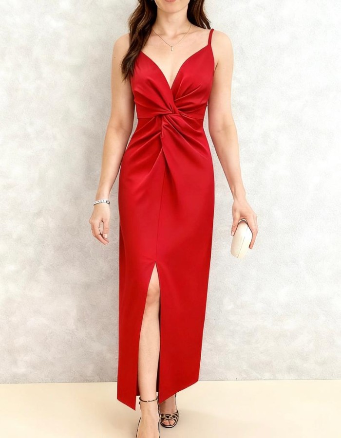 VESTIDO LONGO ALFAIATARIA