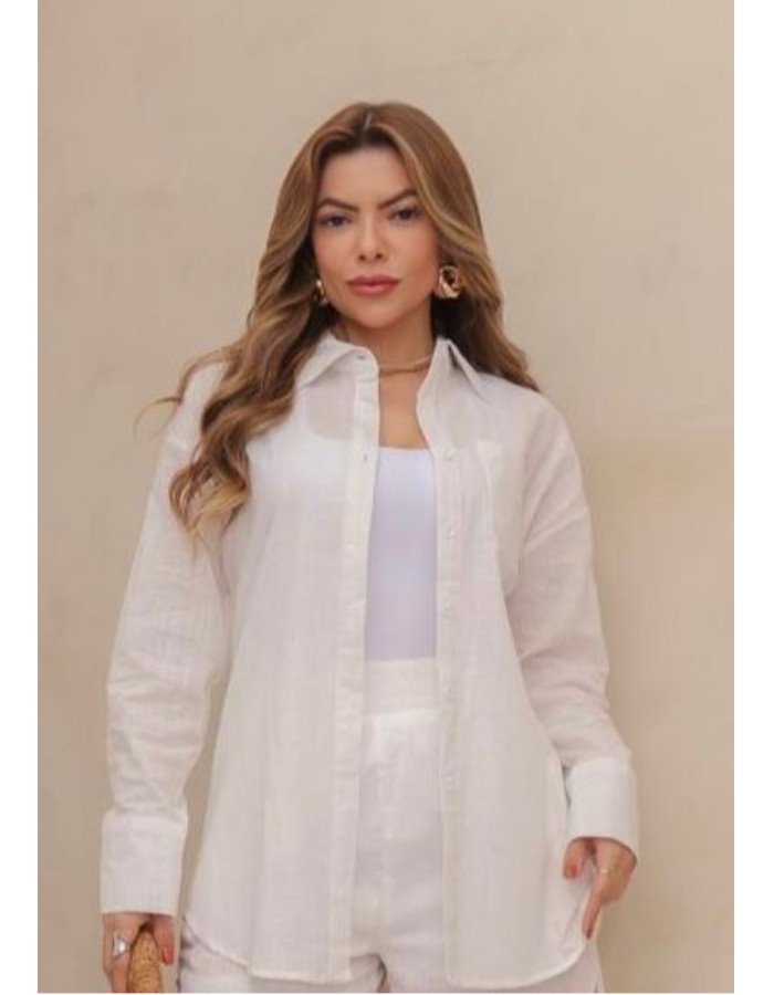 CAMISA TECIDO LINHO