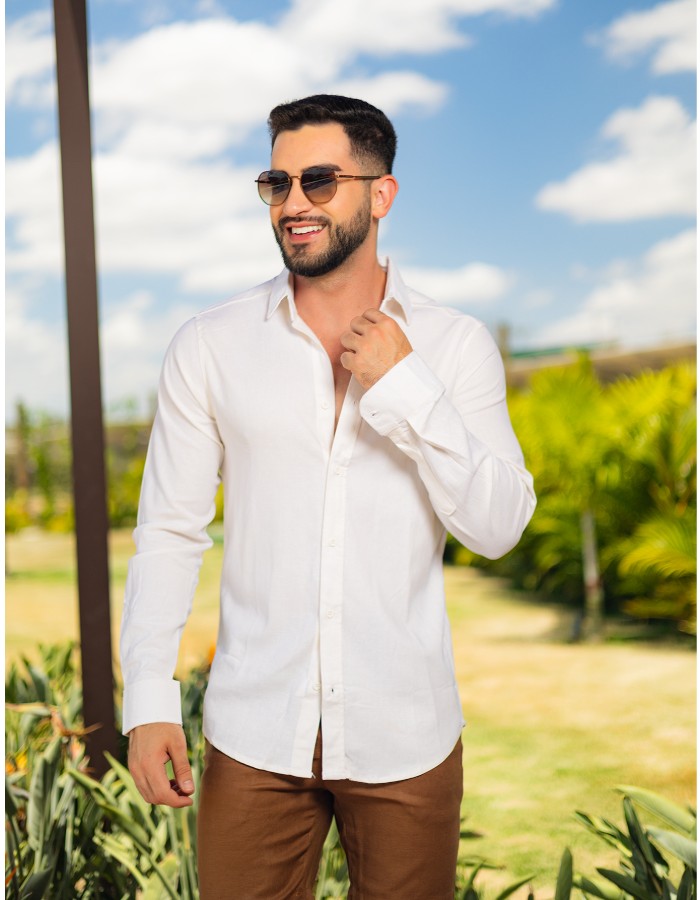 Camisa Linho Premium Lisboa M/L (R: 7-A e B)