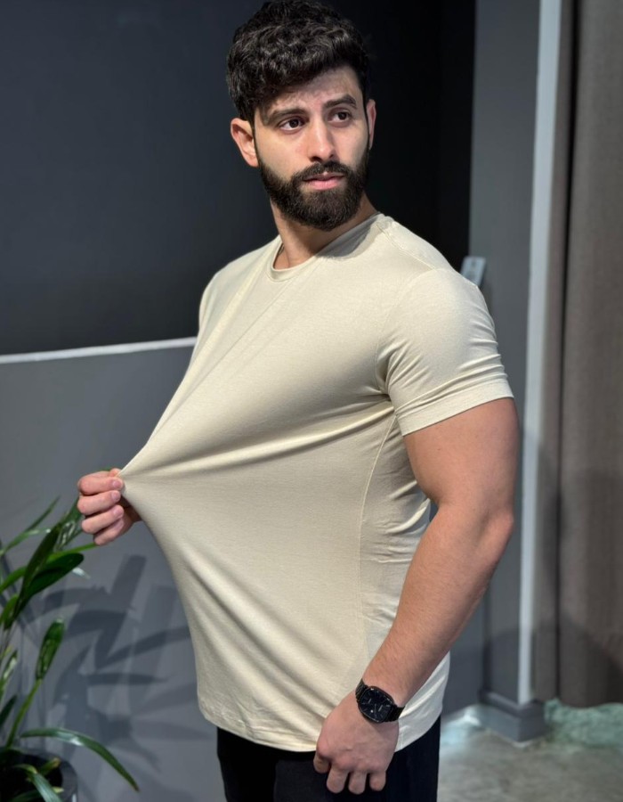 Produto t-shirt-tech-bege-cogumelo 0