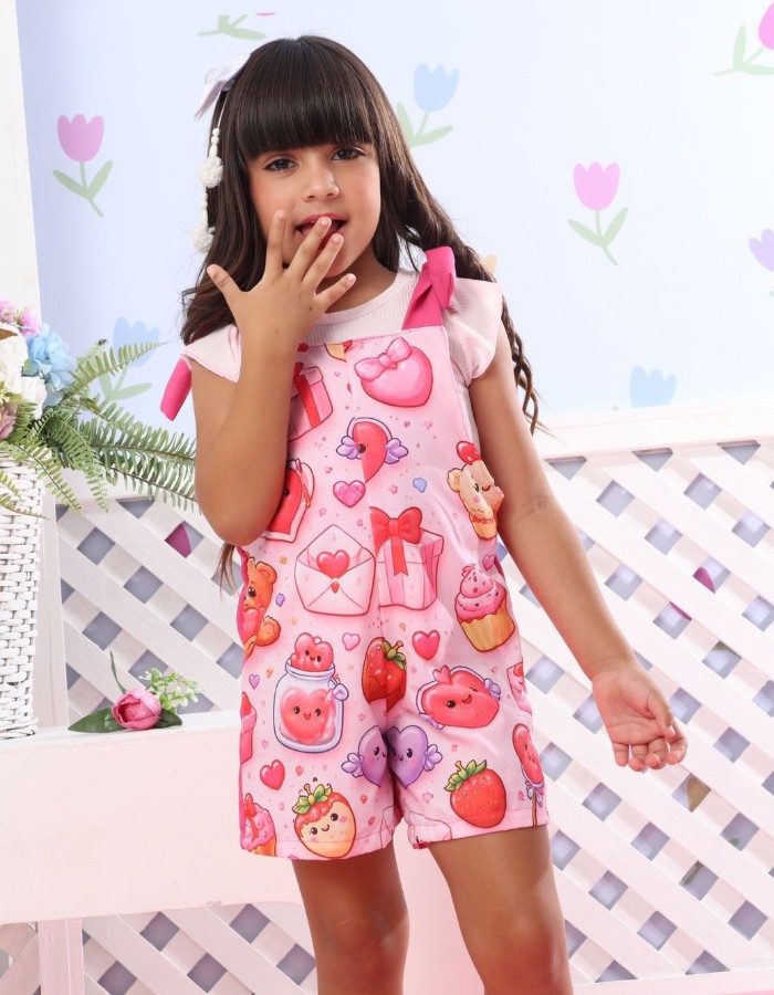 JARDINEIRA ESTAMPADA 