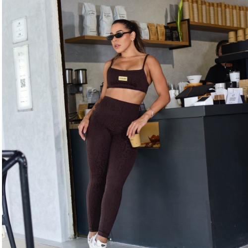 conj calça pauline texturizado