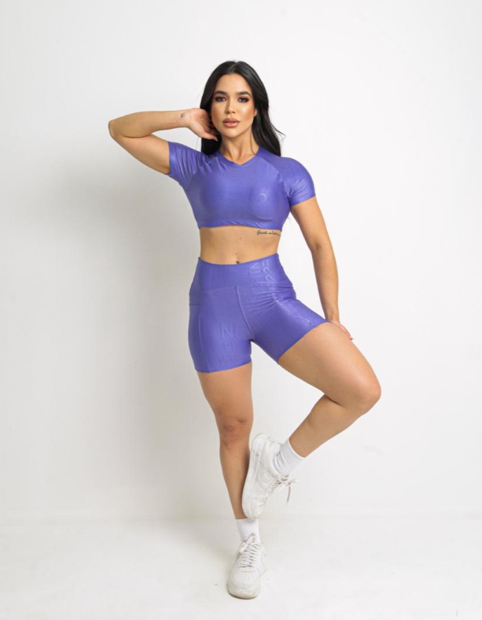 Conjunto Short e Top Textura 