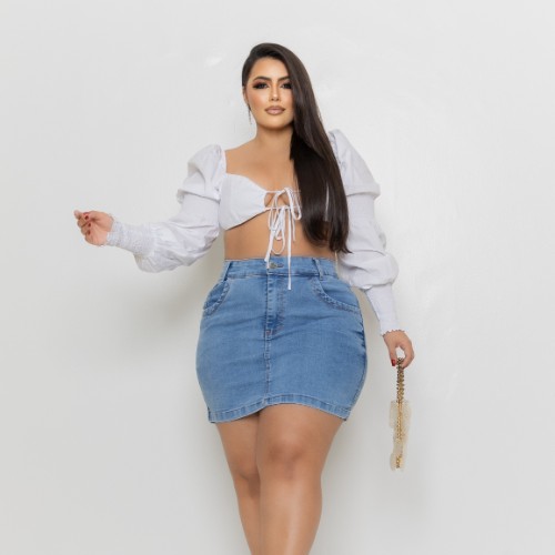 MINI SAIA MARMORIZADA COM PINO LATERAL