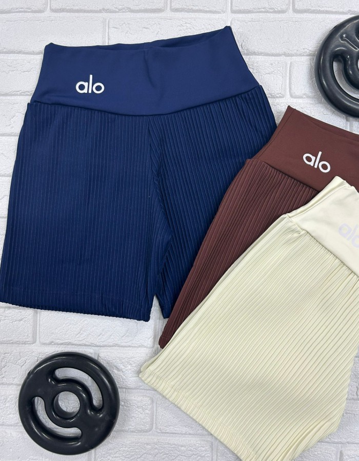 SHORT MÉDIO ALO EM CANELADO