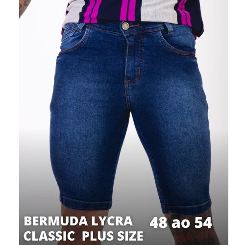 Bermuda lycra classic Plus Size 48 ate 54