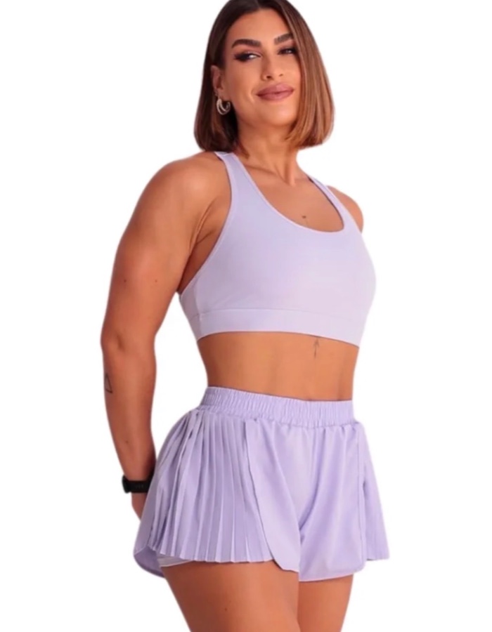 Short Plissado Premium