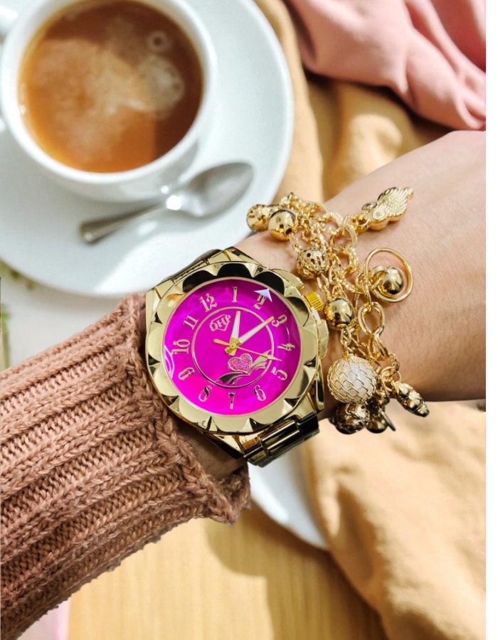 Relógio Eclipse Feminino + Pulseira