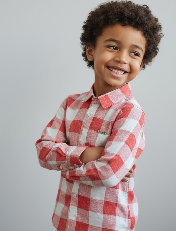 COLEÇÃO JÚLIO - Camisa Xadrez em Linho 