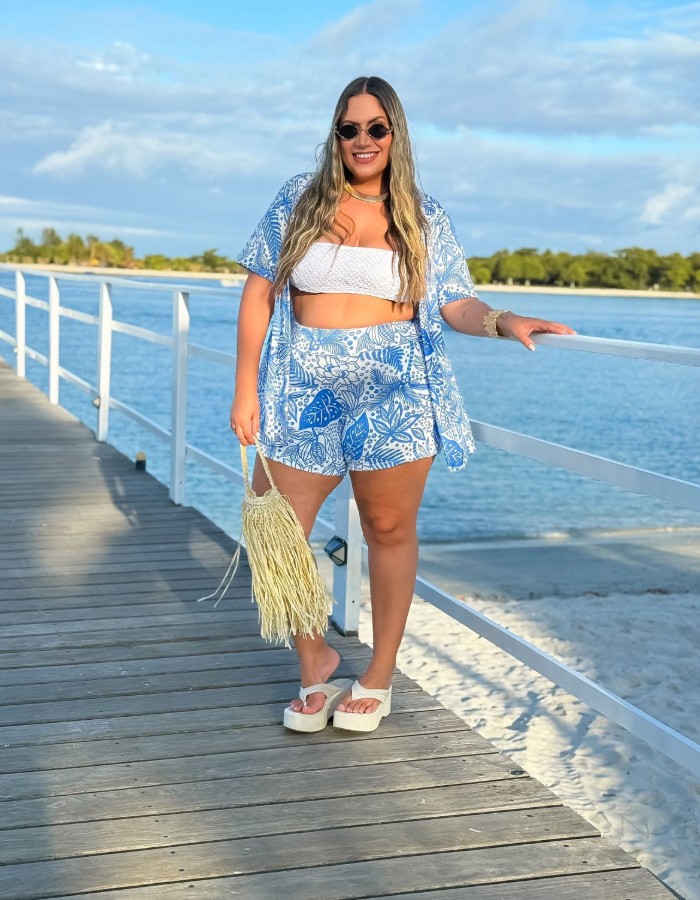 Conjunto de kimono + short tradicional