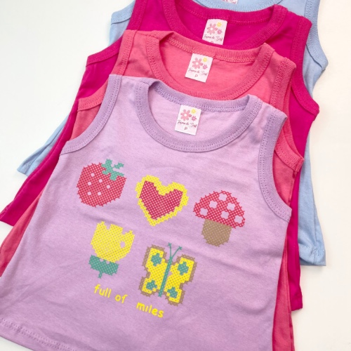 REGATA FLOR ESTAMPADA MENINA