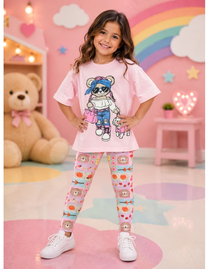 Conjunto leg confort com blusa oversized 