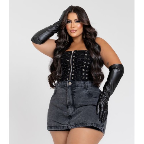 SHORT SAIA VINTAGE 100% ALGODÃO