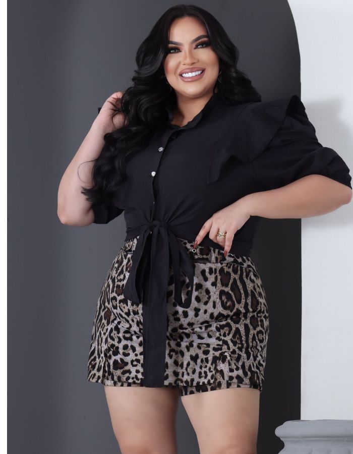 crooped manga e babado