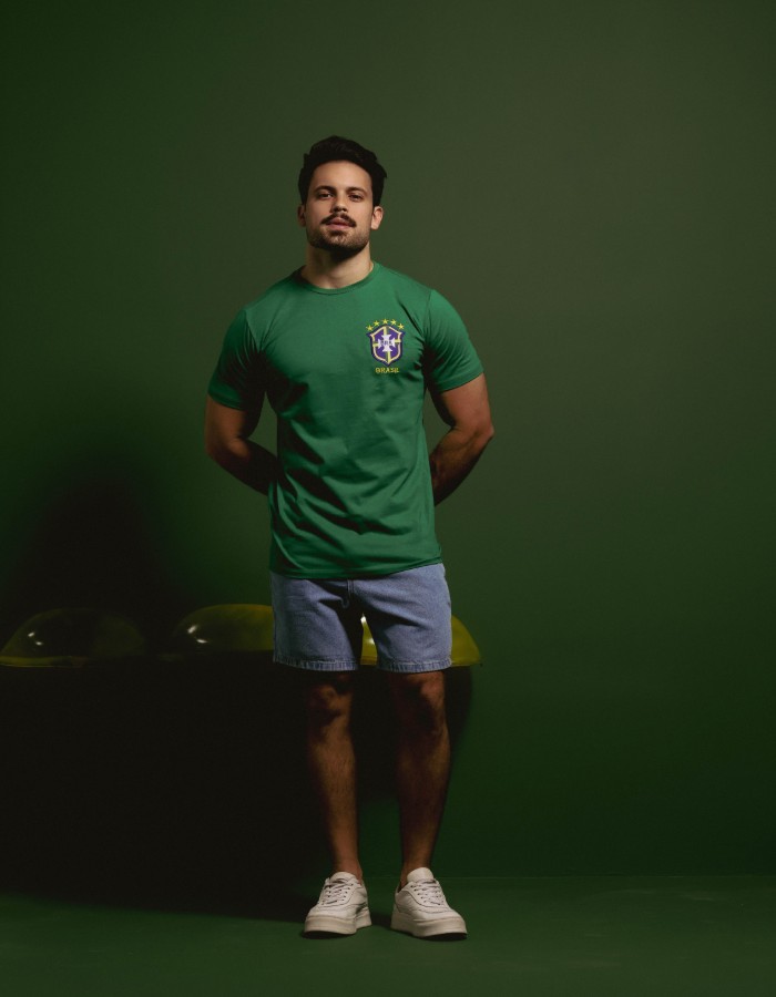 CAMISA BRASIL GOLA CARECA