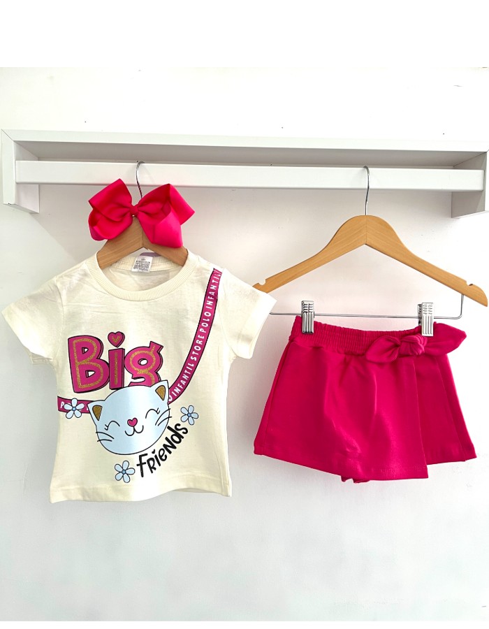 CONJUNTO COM SHORT SAIA