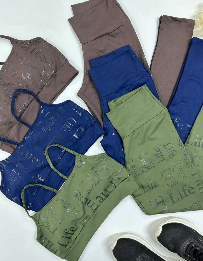CONJUNTO CALÇA INTEIRA TOP ALÇA