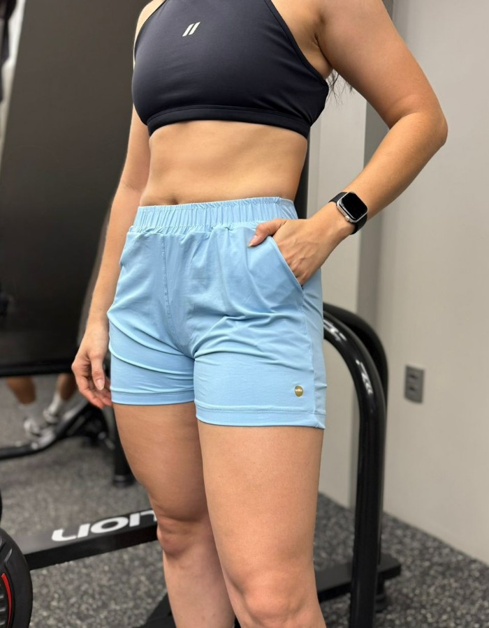 SHORT COM BOLSO EM POLIAMIDA