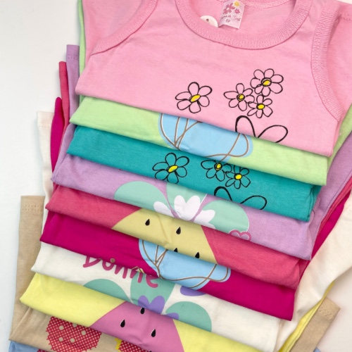 REGATA FLOR ESTAMPADA MENINA
