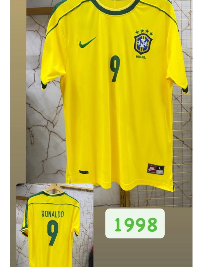 Camisa Brasil 1998 Ronaldo 
