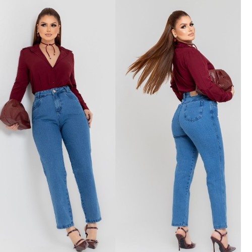CALÇA FEM.MOM 100%